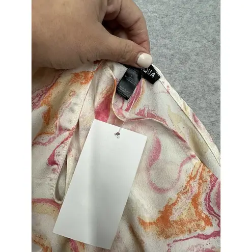 AQUA  Bloomingdale’s Halter Neck Sl Top Basic‎ Size: Large New B0078