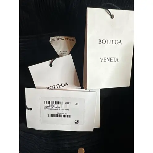 Bottega Veneta Corduroy Pants in Midnight Blue 38 New Womens Trousers
