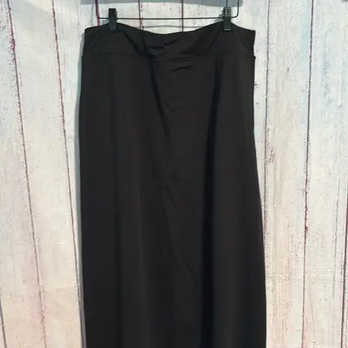 Halara NWT High Waisted Decorative Buckle Split 2-in-1 Maxi Casual Skirt