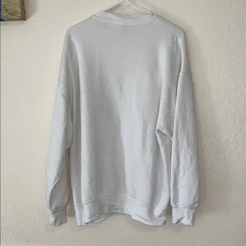 vintage 90s I FEEL LUCKY LEPRECHAUN SHAMROCK CLOVER ST PATRICKS DAY SWEATSHIRT Size XL