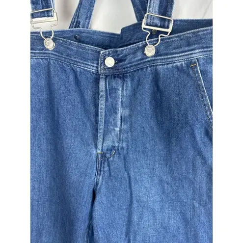 Gap  Wide Leg Button Fly Suspender Overalls Urban Jeans‎ Women’s Sz 10