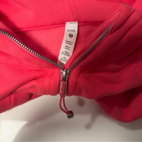 Lululemon Scuba Oversized Half Zip Hoodie Lip Gloss XL/XXL