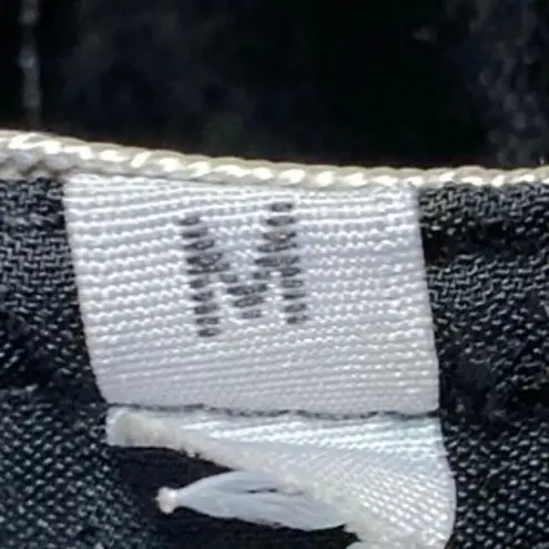 Women's Black Velvet Velour Moroccan Long Sleeve Embroidered Zip Up Blouse Top M Size M