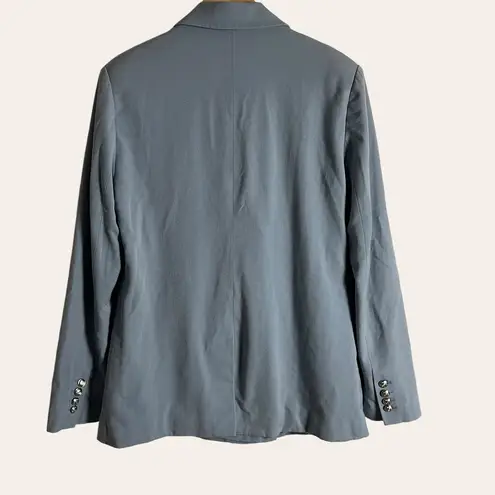 We Wore What Light Blue Peak Lapel Women’s Blazer Jacket Size Medium
