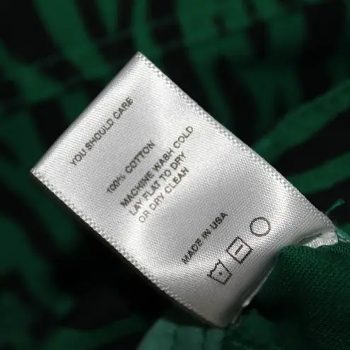 KkCo Slit Trouser Green & Black Zebra Carpenter Pants Size XS