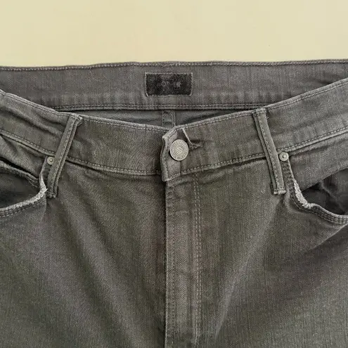 Mother The Mid Rise Dazzler Ankle Not Guilty Black Size 34