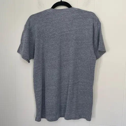 OAR Short Sleeve Band T Shirt Grey Of A Revolution Shield Velvet Size L Gray Size L