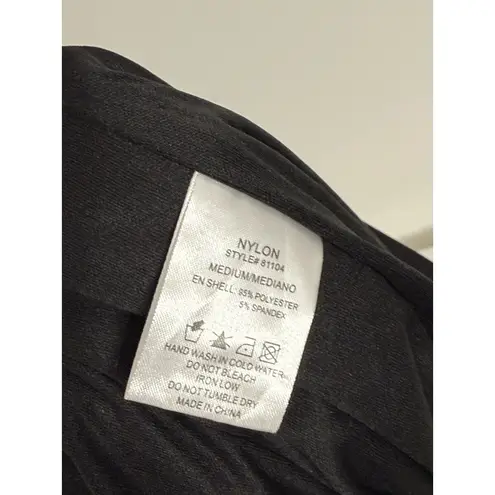 Nylon Apparel Nashville Pleated Crystal Mini Skirt Women Medium Shorts Black