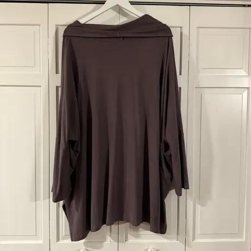 Bryn Walker cowl neck organic bamboo tunic poncho size M