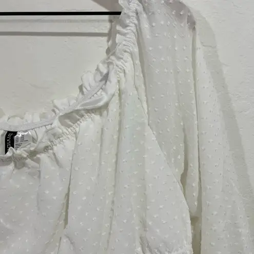 H&M  Divided White Off the Shoulder Dress Size XXL - Image 83