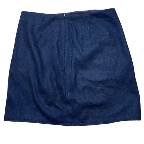 NWOT Shades of Blonde wool minksirt Black