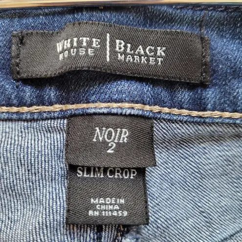 White House | Black Market  Noir Slim Crop Jeans