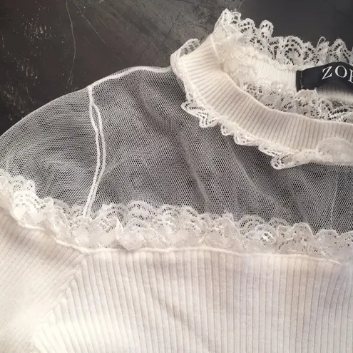 Romantic Zoe sweater White