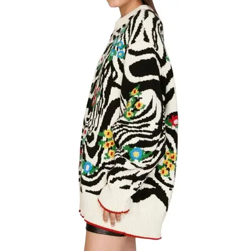 Philosophy di Lorenzo Serafini Animal Print Sweater Sz 46 US 10 / XL MSRP $1,135