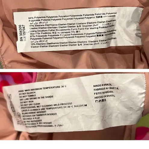 Farm Rio Maxi Leopard Colorblock One-Piece Swimsuit (L)