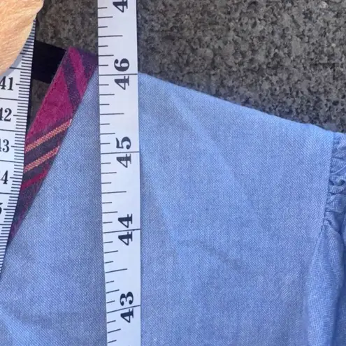 Blair Vintage Embroidered MuMu Housecoat Hawaiian Midi Dress Large