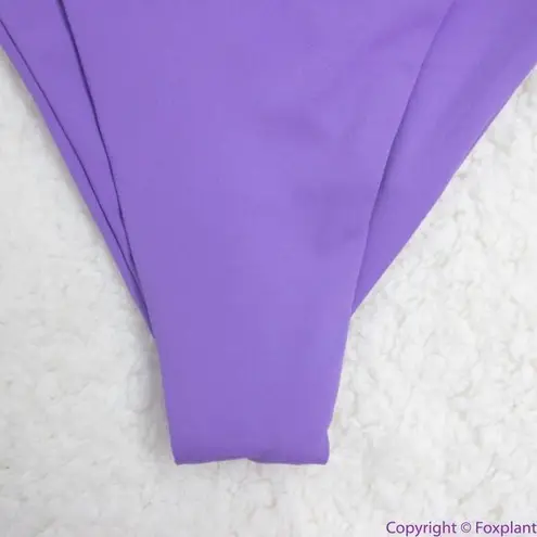NEW Toast Swim Signature High Waist Bottom in Amethyst, XL Purple