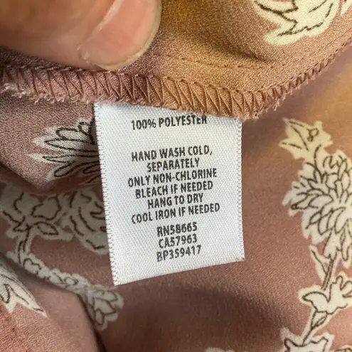 BP Nordstrom pink floral layered tank top