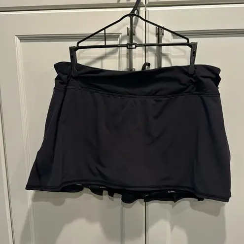 Lululemon  black pace setter skirt