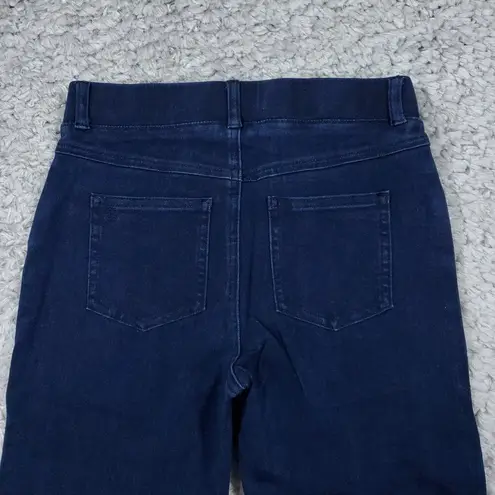 Betabrand 4-Pocket Bootcut Denim Jeans Indigo Dark Wash Blue Pull On Size XS