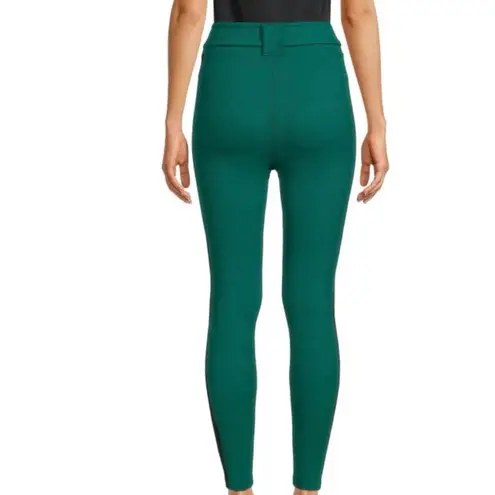 YEAR OF OURS Green Side Striped Thermal Ski Belted Waffle Knit Leggings Size 2X