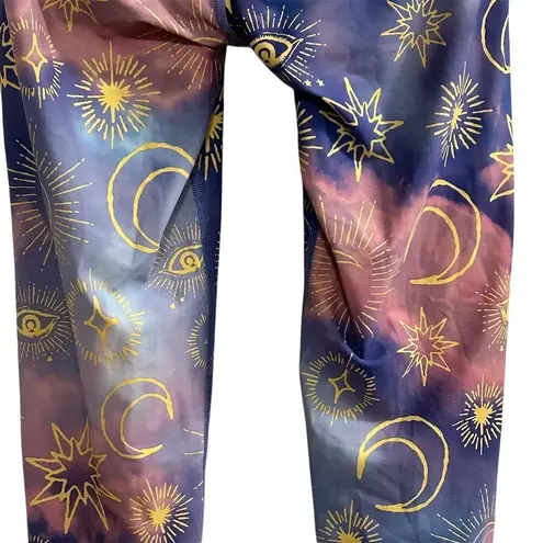 Victoria Sport Women's Celestial Moon Astrology Print Leggings Size S