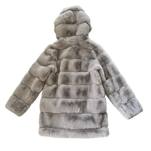 BCBG Max Azria Felicia Faux Fur Hooded Coat