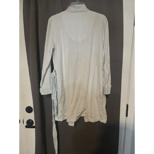 Sonoma Intimates Polkadot Bathrobe, Blue & White Striped, Women's Small Robe