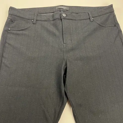 Liverpool Los Angeles Gray Herringbone Career Dress Pants Easy Care Size 22W