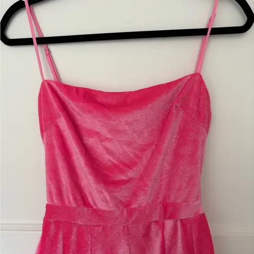 Lucy in the Sky Pink sparkle romper