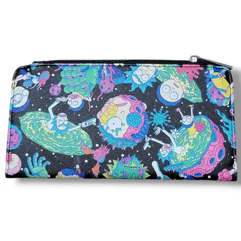 New Rick And Morty Wallet AOP Allover Print Rick & Morty Wallet Bioworld Wallet Multiple