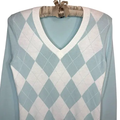 Brooks Brothers Argyle Sweater Small Preppy Varsity Old Money Tenniscore