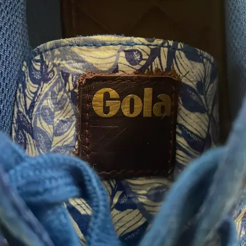 Gola x Liberty Quota Sneaker Royal Blue & White Floral Size 5