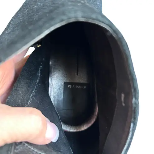 Dolce Vita Susann Suede Wedge Booties in Black Size 9