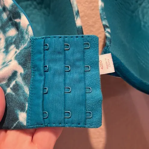 Cacique Lane Bryant 42DD Invisible Backsmoother Boost Plunge Bra Tahitian Tide