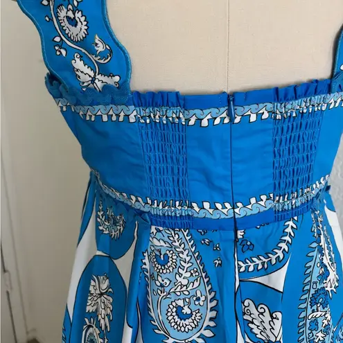 Goldie NWOT Alemais blue and White Patterned Dress