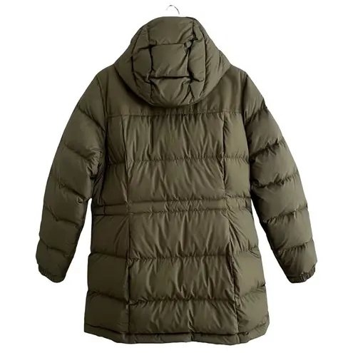 LL Bean Womens Mountain Classic Down Parka Size L Quilted 650