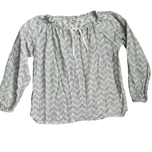 Lemlem Imani Long sleeve Grandfather Shirt Size Large