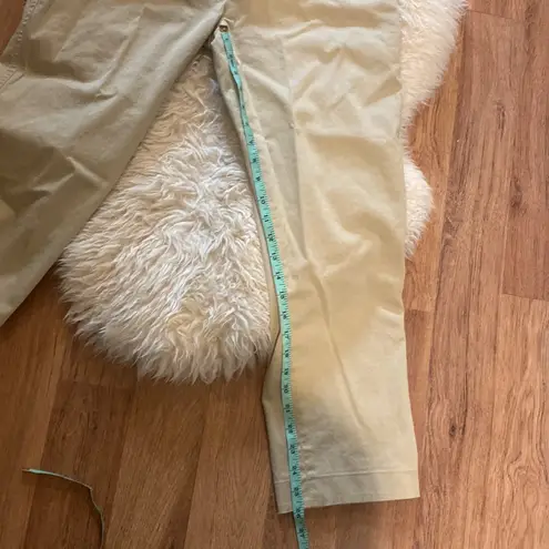 Dana Buchman Tan Khaki High Rise Straight Leg Women’s Pants EUC Sz 8 Cotton