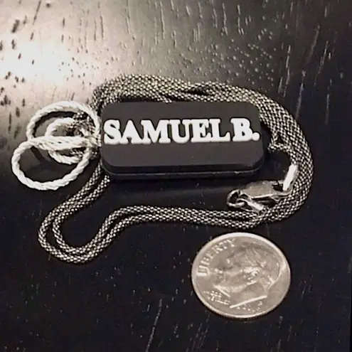 SAMUEL B Sterling Silver Popcorn Necklace Oxidized Caviar Chain 20” NWT