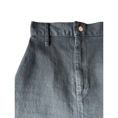 American Vintage Vintage 80's Kayo of California Black high waisted denim skirt size medoim