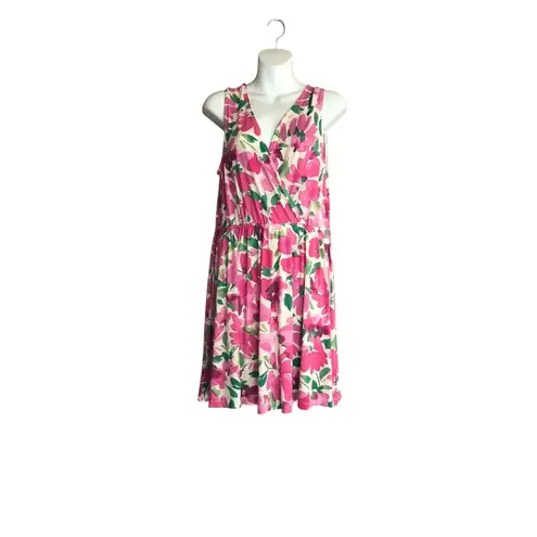 White Birch  Pink, Green and White Flower Dress