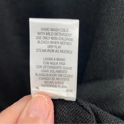 Sandra Darren Chevron Zig Zag Sweater Dress Gray White Burgundy, Size Medium