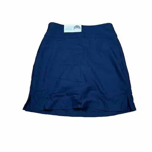 Lady Hagen  Women's Perforated‎ Golf Skort 16 Inch Navy Blue Sz. XS NWT