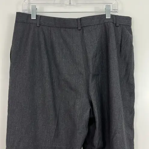 Pendleton Vintage Size 16 Petite Gray Wool Dress Pants Trousers with Pockets
