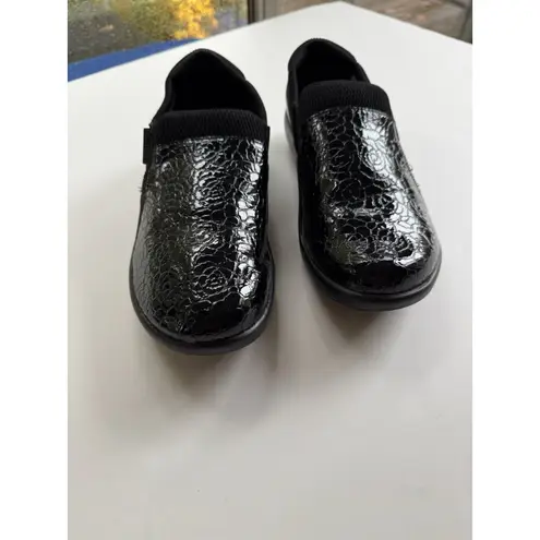 Alegria Algeria Duette Flourish Black Shoe Patent Comfort Slip Resistant Light Size 37