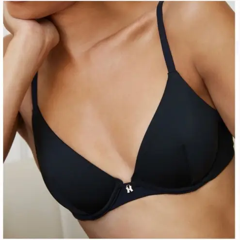 Savage X Fenty NWT Core Microfiber Unlined Bra Black 34DD Basic Classic Comfy