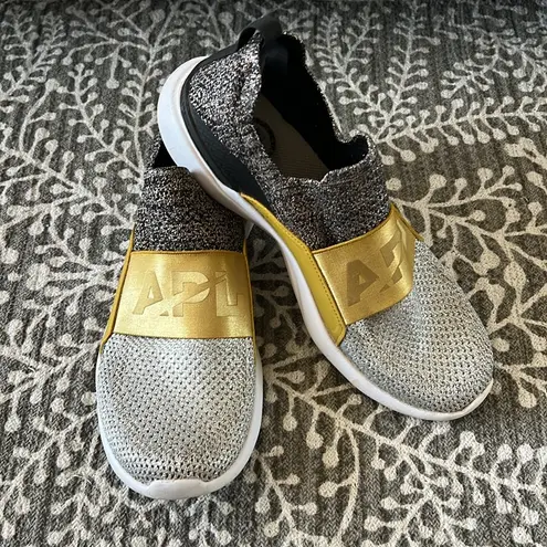 APL  athletic propulsion labs metallic techloom bliss slip on sneakers - Image 3