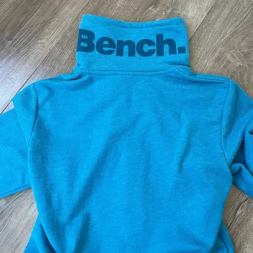 Bench Teal Blue Full Zip Collared Jacket ~ Pockets Thumbholes ~ Women’s Size S