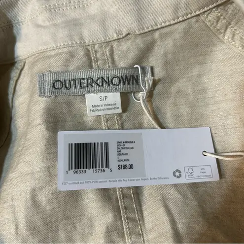 Outerknown Station Suit Shortall Romper Organic Cotton Linen in Natural Small - Image 12